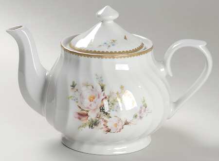 Charmed Rose Teapot & Lid
