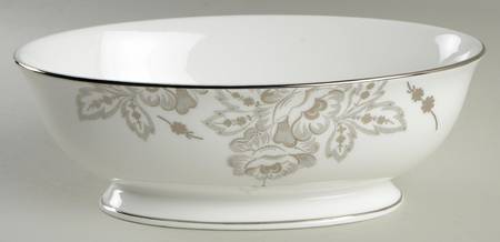 Floral Waltz 9" Oval Vegetable Bowl