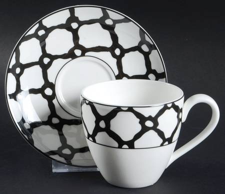 Exeter Road Flat Cup & Saucer Set by Lenox