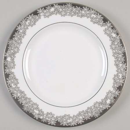 Silver Bouquet Salad Plate by Lenox