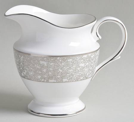 Silver Bouquet Creamer by Lenox