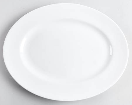 Classic White 16" Oval Serving Platter