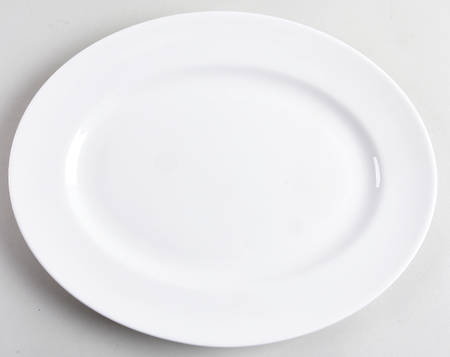 Classic White 13" Oval Serving Platter