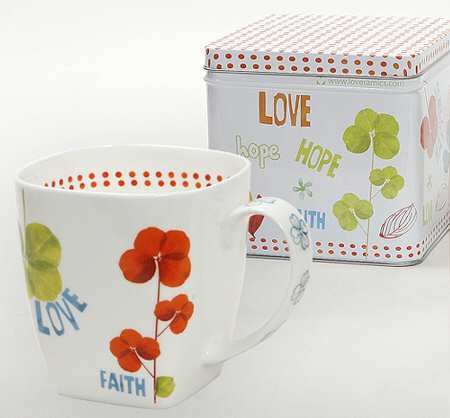 Lucky Charm Mug in a Tin Gift Box