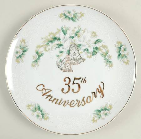 Anniversary Dinner Plate