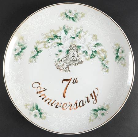 Anniversary Dinner Plate