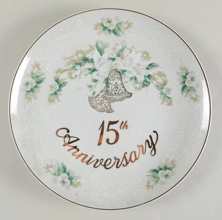 Anniversary Dinner Plate