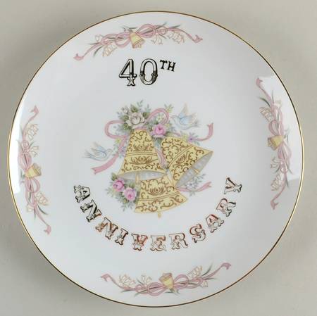 Anniversary Dinner Plate