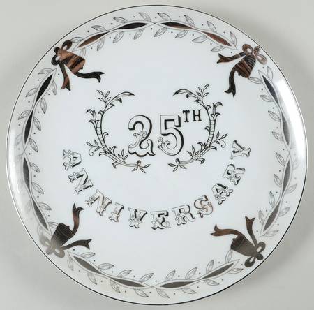 Anniversary Dinner Plate