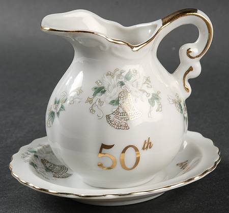 Anniversary Creamer & Underplate