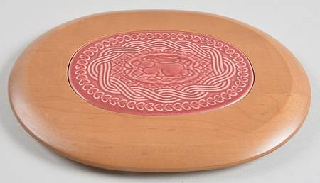 Baskets Wood/Ceramic Lid for Casserole Basket
