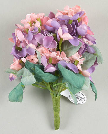 Baskets Lilac Silk Flowers for Miniature Basket
