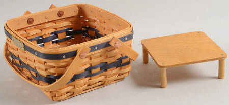 Baskets Miniature Cake Basket & Riser by Longaberger