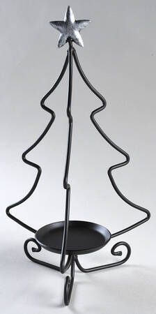 Baskets Metal Christmas Tree Shaped Candle Holder