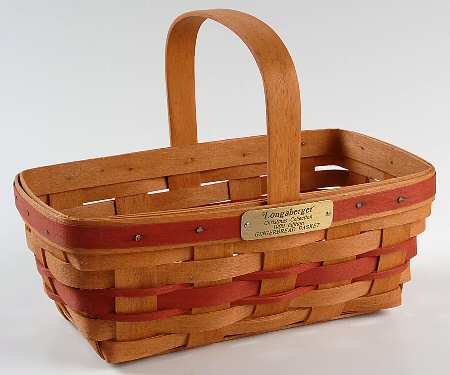 Baskets Red Gingerbread Basket