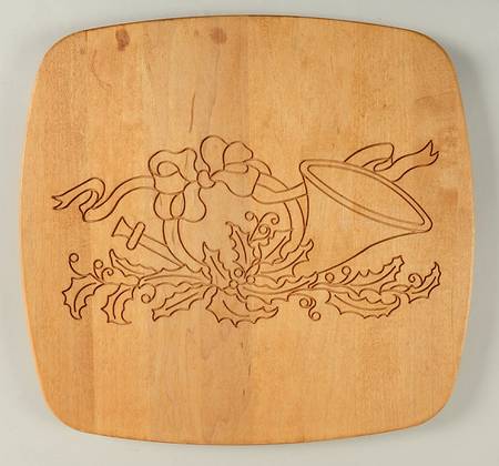 Baskets Etched Lid for Homecoming Basket