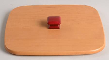 Baskets Red Knob Lid for Deck the Halls Basket