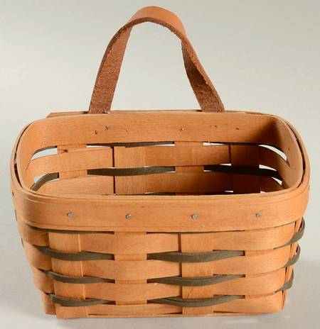 Baskets Green Accent Small Key Basket