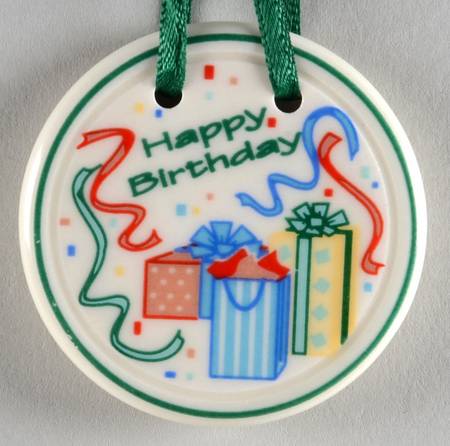 Baskets Happy Birthday Charm for Basket