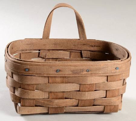 Baskets Small Key Basket (Wood Loop)