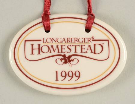 Baskets 1999 Homestead Tie-On Charm for Basket