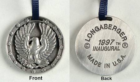 Baskets 1997 Inaugural Basket Charm Tie-On