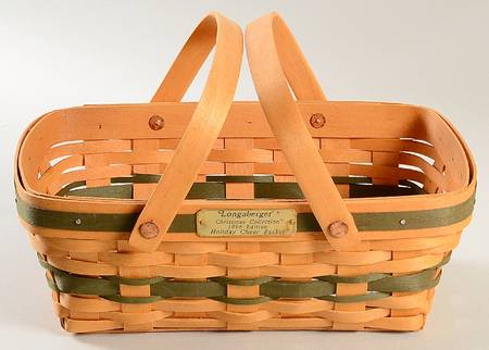 Baskets Green Holiday Cheer Basket