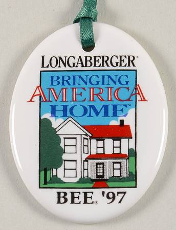 Baskets 1997 Bee "Bringing America Home" Tie-On Charm