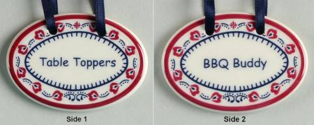 Baskets BBQ Buddy/Table Toppers Tie-On Charm for Basket