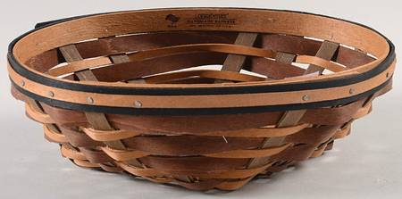 Baskets Small Chestnut Oval Diamond Basket