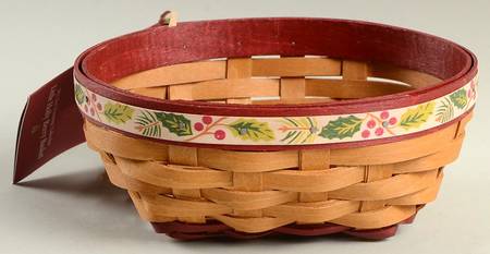 Baskets Red Little Holly Berry Basket