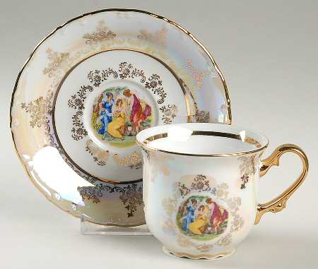 LOD1 Flat Cup & Saucer Set