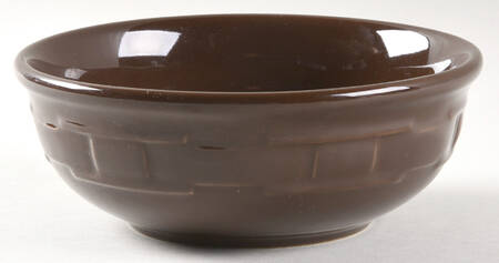 Woven Traditions Chocolate Coupe Cereal Bowl