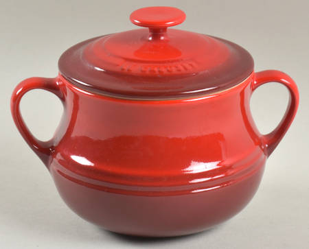 Cerise (Cherry) Sugar Bowl & Lid