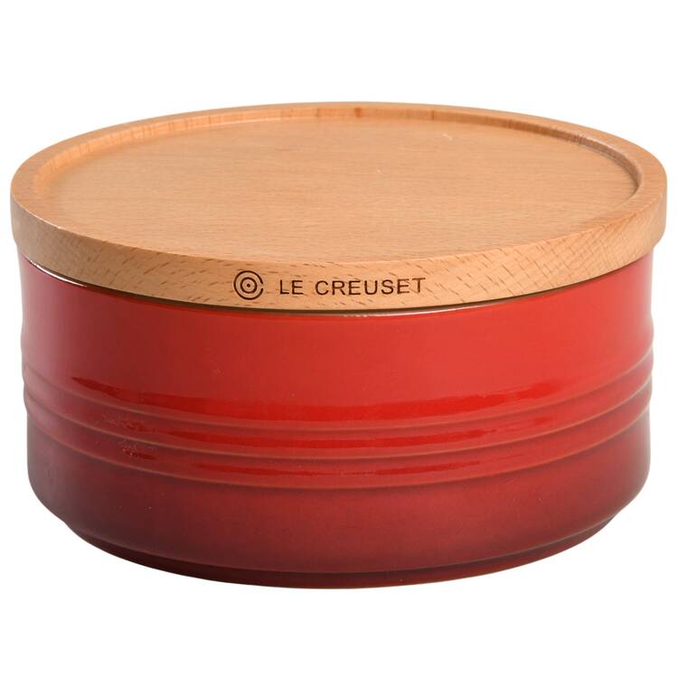 Cerise (Cherry) Medium Canister & Lid