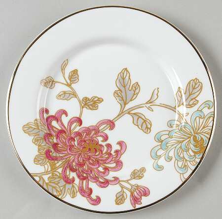 Painted Camellia Tidbit Plate
