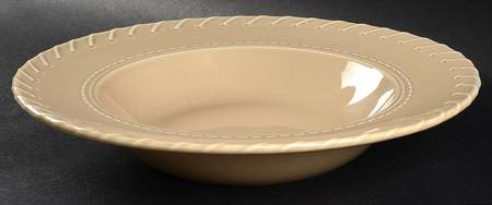 Whipstitch Camel Large Pasta Bowl