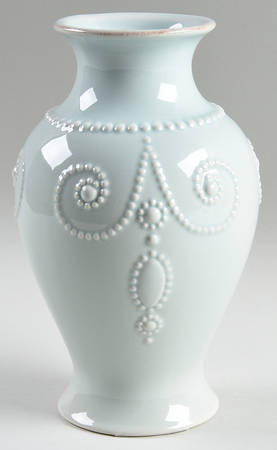 French Perle Ice Blue Bouquet Vase