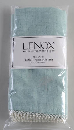 French Perle Ice Blue Cloth Napkin - Set of 4