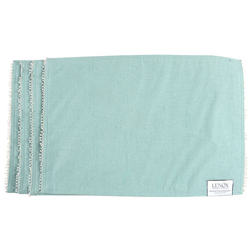 French Perle Ice Blue Cloth Placemat - Set of 4