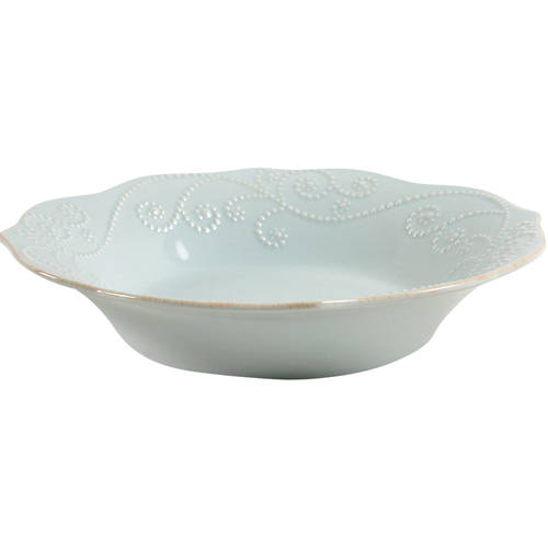 French Perle Ice Blue 9" Individual Pasta Bowl