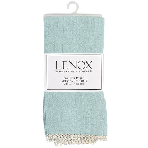 French Perle Ice Blue Cloth Napkin - Set of 2
