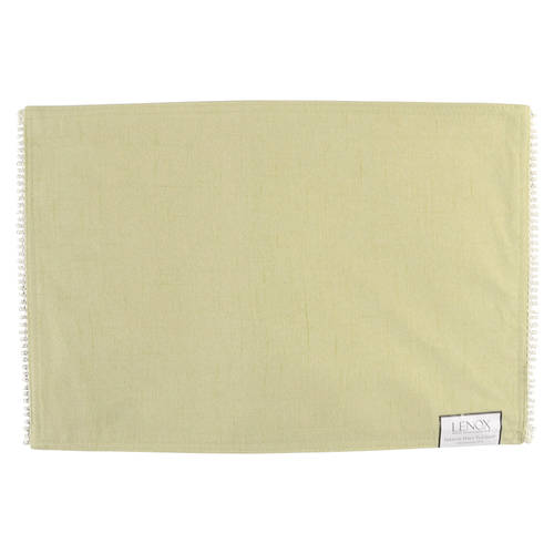 French Perle Pistachio Cloth Placemat