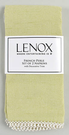 French Perle Pistachio Cloth Napkin - Set of 4
