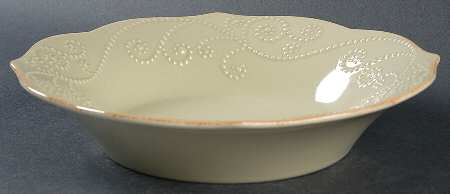 French Perle Pistachio 9" Individual Pasta Bowl