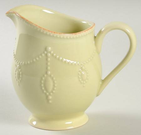 French Perle Pistachio Creamer