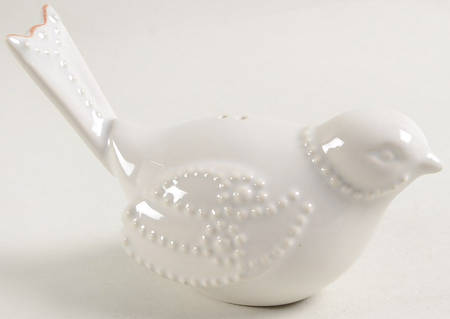 French Perle White Salt Shaker