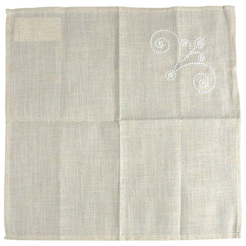 French Perle White Cloth Napkin