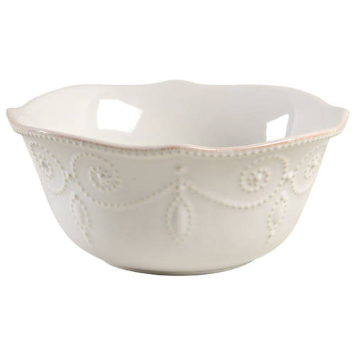 French Perle White 6" All Purpose Bowl - Set of 4