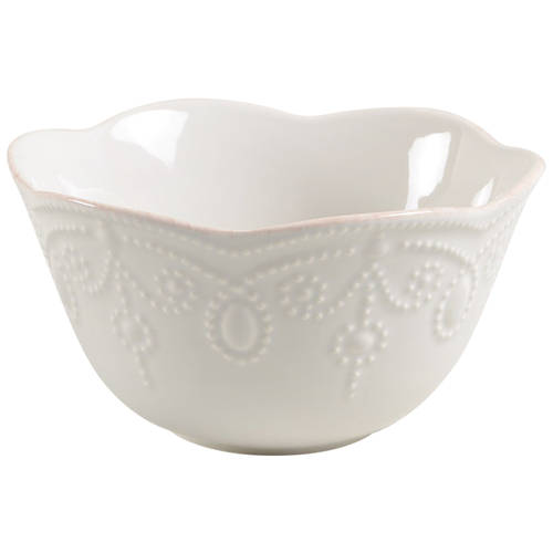 French Perle White Fruit/Dessert Bowl (Sauce) - Set of 4